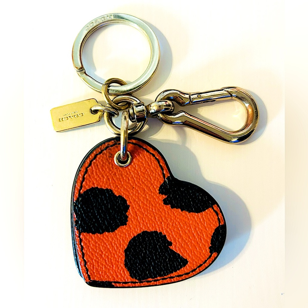 Coach Keychain Mirror Heart